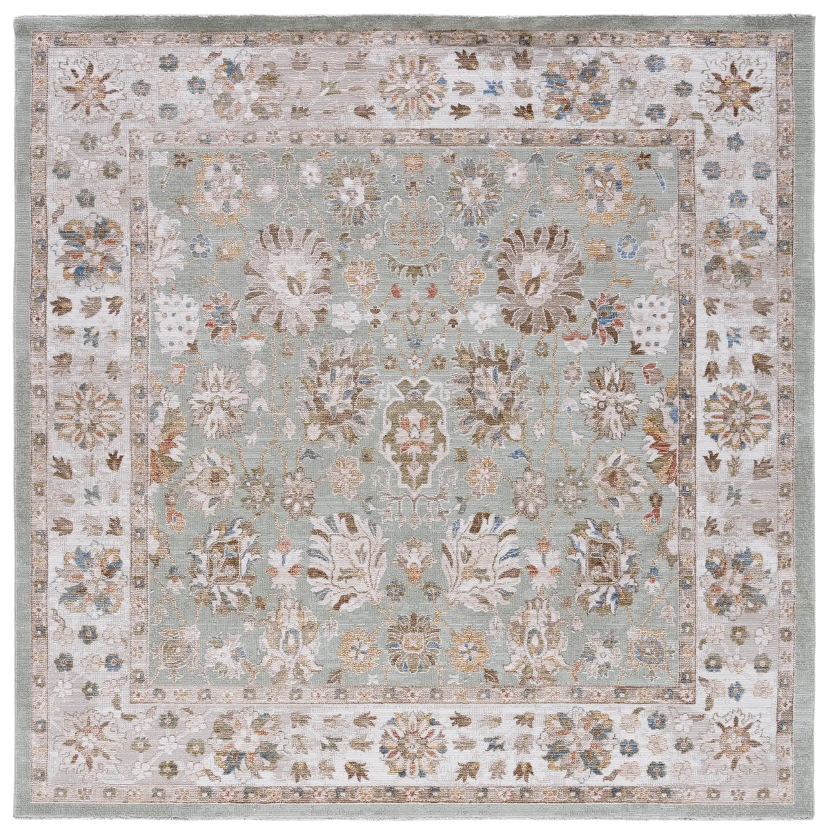 Safavieh Ellwood 6'-5" x 6'-5" Rug in Olive / Beige