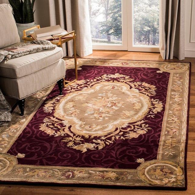 Safavieh Empire em414a Dark Red / Dark Beig Rugs - Safavieh - em414a - 0