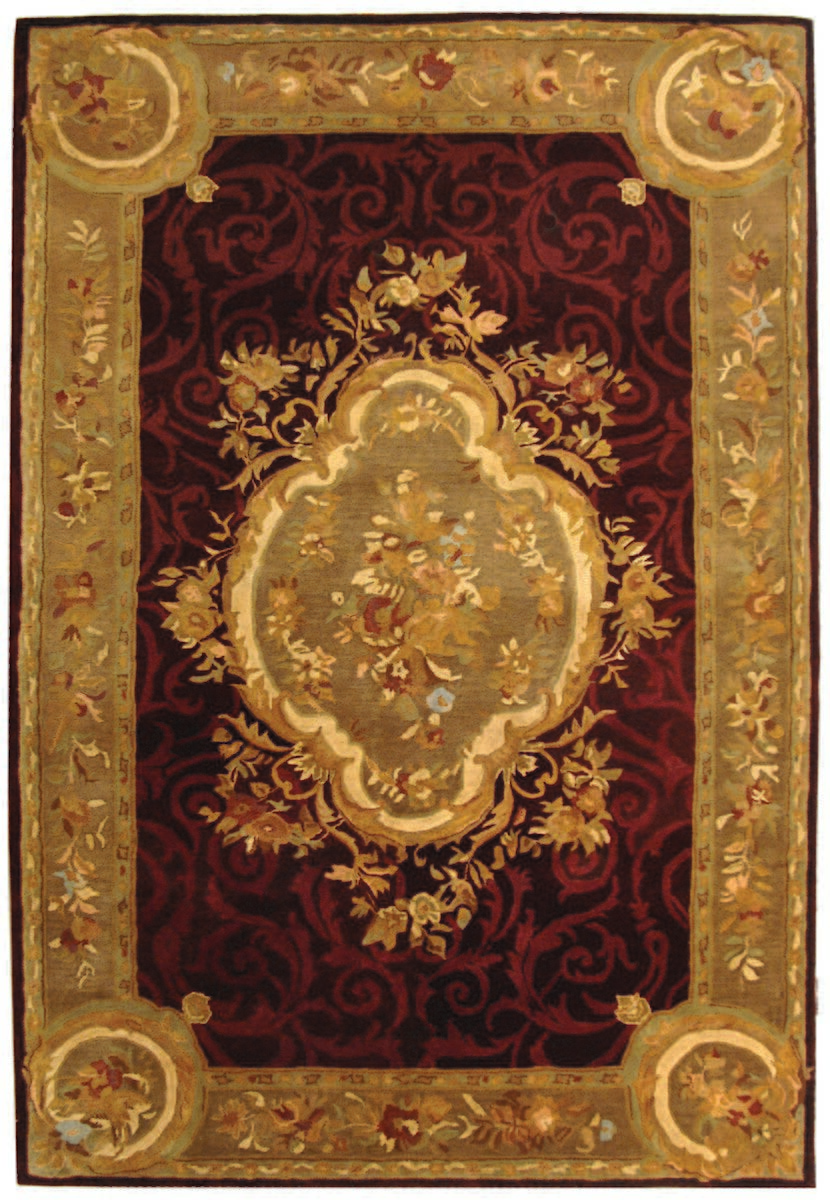 Safavieh Empire em414a Dark Red / Dark Beig Rugs - Safavieh - em414a - 0