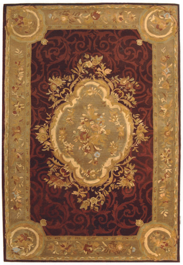 Safavieh Empire em414a Dark Red / Dark Beig Rugs - Safavieh - em414a - 0