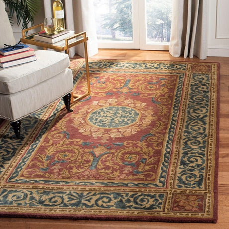 Safavieh Empire em421a Burgundy / Gold Rugs - Safavieh - em421a - 0