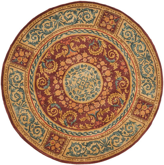 Safavieh Empire em421a Burgundy / Gold Rugs - Safavieh - em421a - 4r