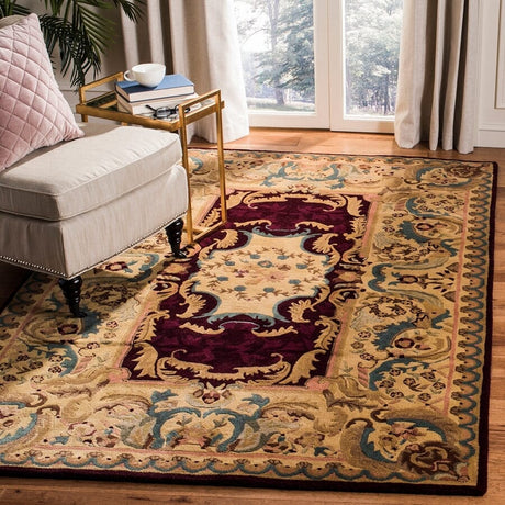 Safavieh Empire em422a Burgundy / Gold Rugs - Safavieh - em422a - 0