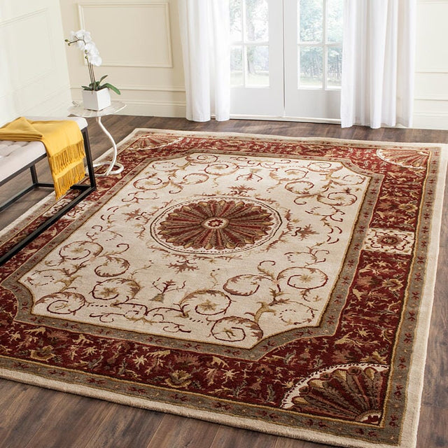 Safavieh Empire Em459A Ivory / Red Rugs - Safavieh - em459a - 2