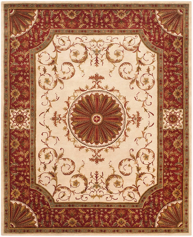 Safavieh Empire Em459A Ivory / Red Rugs - Safavieh - em459a - 6r