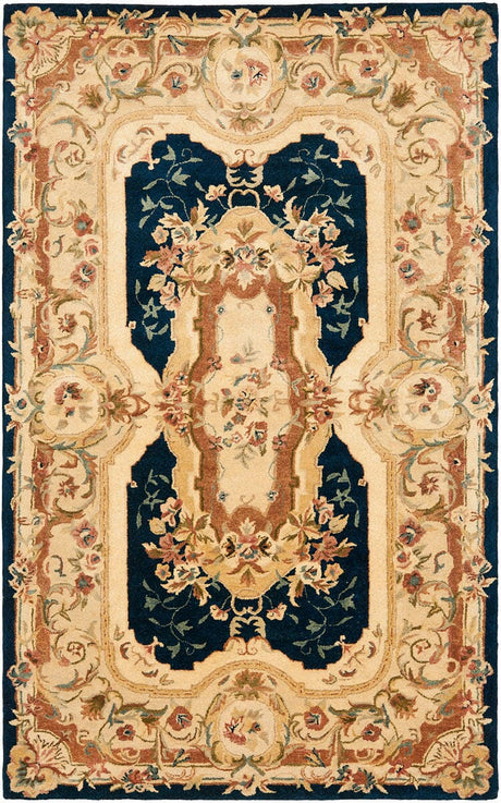 Safavieh Empire em824b Navy / Beige Rugs - Safavieh - em824b - 3