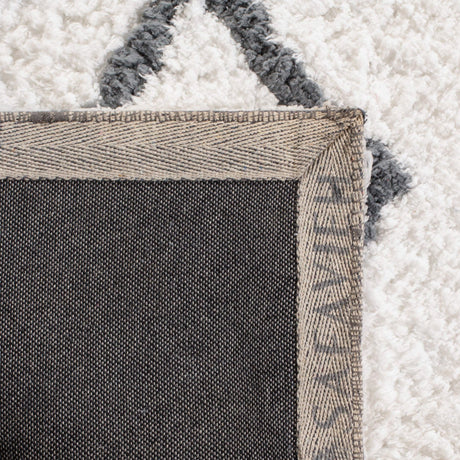 Safavieh Equinox Shag Eqs711A Cream/Grey Rugs - Safavieh - eqs711a - 3