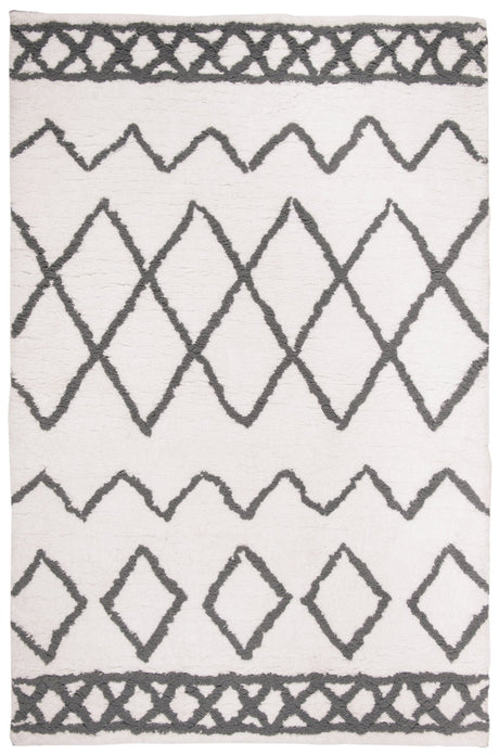 Safavieh Equinox Shag Eqs711A Cream/Grey Rugs - Safavieh - eqs711a - 3