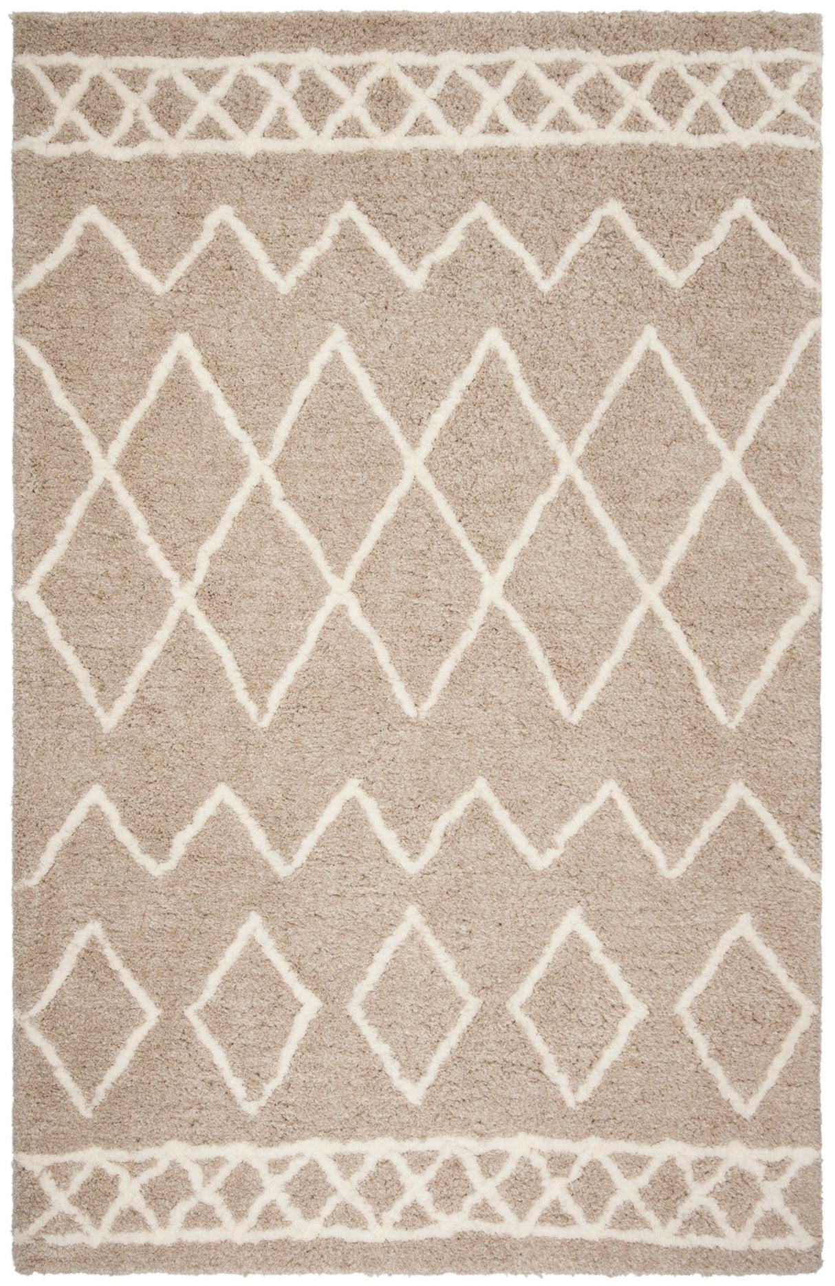 Safavieh Equinox Shag Eqs711B Beige/Ivory Rugs - Safavieh - eqs711b - 3
