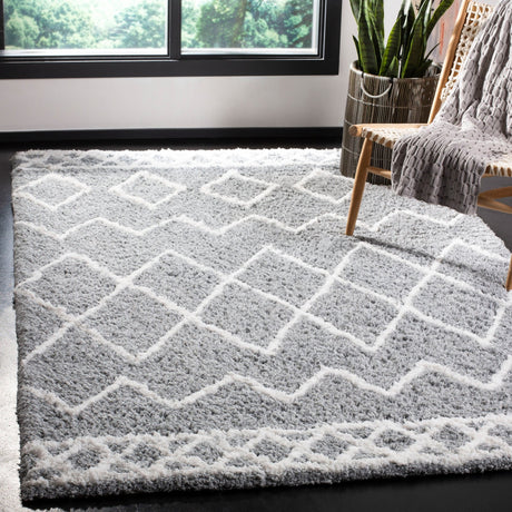 Safavieh Equinox Shag Eqs711F Grey/Cream Rugs - Safavieh - eqs711f - 3