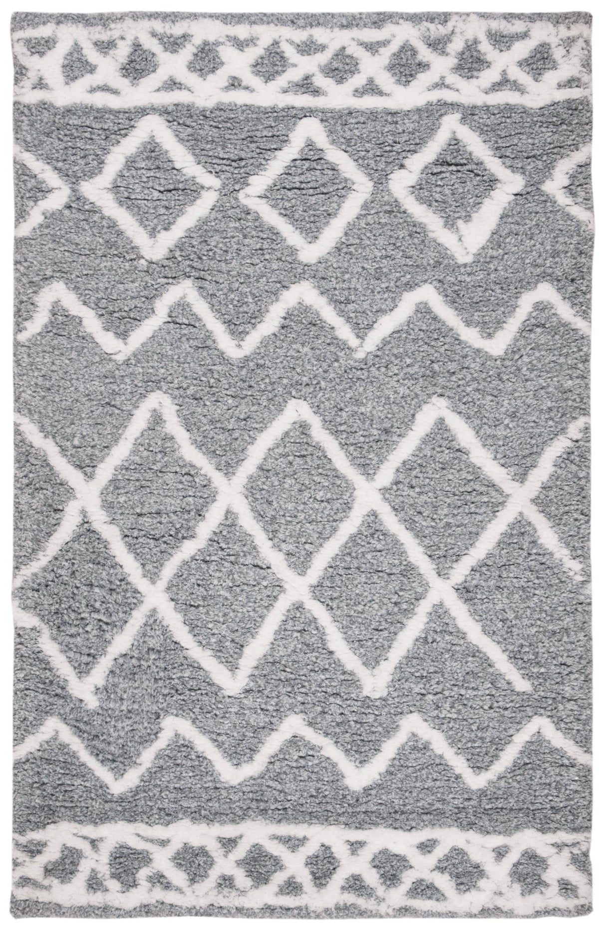 Safavieh Equinox Shag Eqs711F Grey/Cream Rugs - Safavieh - eqs711f - 3