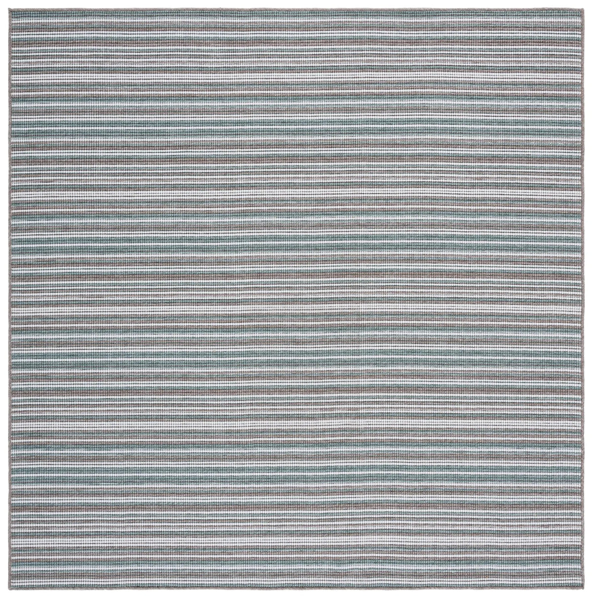 Safavieh Escape 600 6'-7" x 6'-7" Rug in Green / Brown