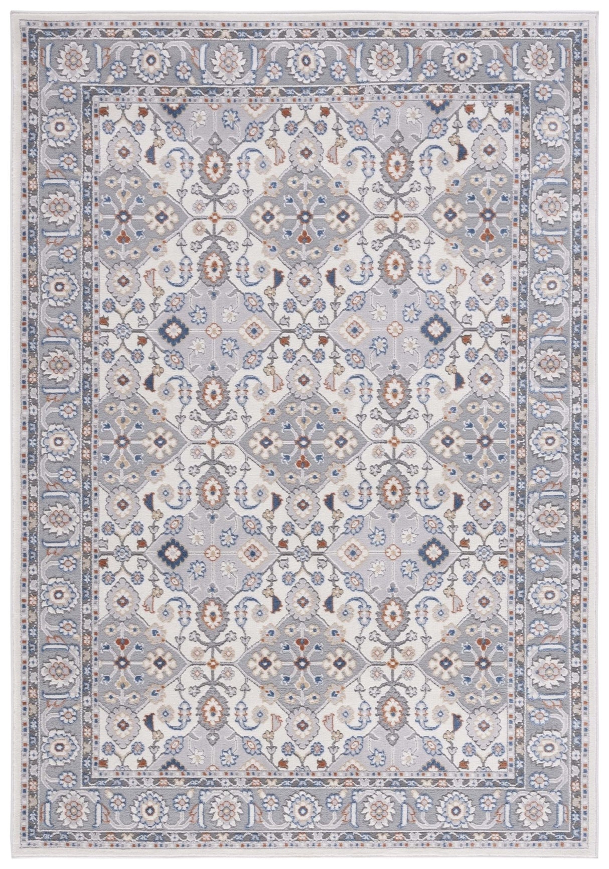Safavieh Eternal Etl210F Grey/Blue Rust Rug - Safavieh - etl210f - 4