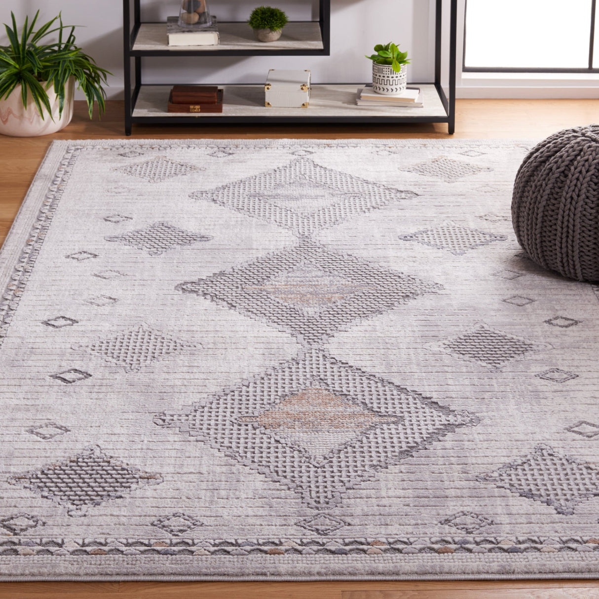 Safavieh Eternal Etl214F Grey/Ivory Rug - Safavieh - etl214f - 4