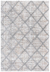 Safavieh Everett Shag 4'-0" x 6'-0" Rug in Ivory / Grey