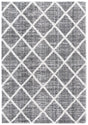 Safavieh Everett Shag 4'-0" x 6'-0" Rug in Grey / Ivory
