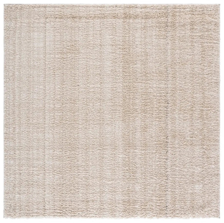 Safavieh Everett Shag 6'-7" x 6'-7" Rug in Ivory / Beige