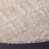 Safavieh Everett Shag 6'-7" x 6'-7" Rug in Ivory / Beige