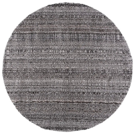 Safavieh Everett Shag 6'-7" x 6'-7" Rug in Grey / Beige