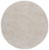 Safavieh Everett Shag 6'-7" x 6'-7" Rug in Ivory