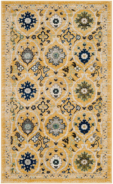 Safavieh Evoke Evk210B Gold / Ivory Rugs - Safavieh - evk210b - 6