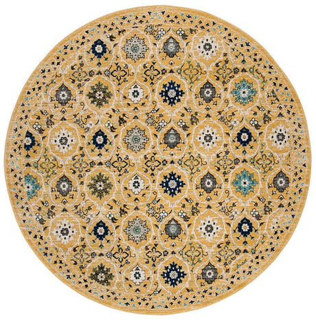 Safavieh Evoke Evk210B Gold / Ivory Rugs - Safavieh - evk210b - 7r