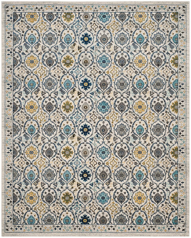 Safavieh Evoke Evk210C Ivory / Blue Rugs - Safavieh - evk210c - 3