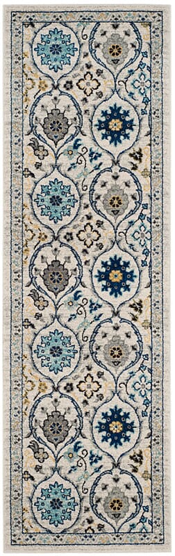 Safavieh Evoke Evk210C Ivory / Blue Rugs - Safavieh - evk210c - 3