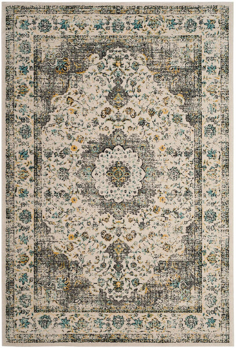 Safavieh Evoke Evk220B Grey / Gold Rugs - Safavieh - evk220b - 24