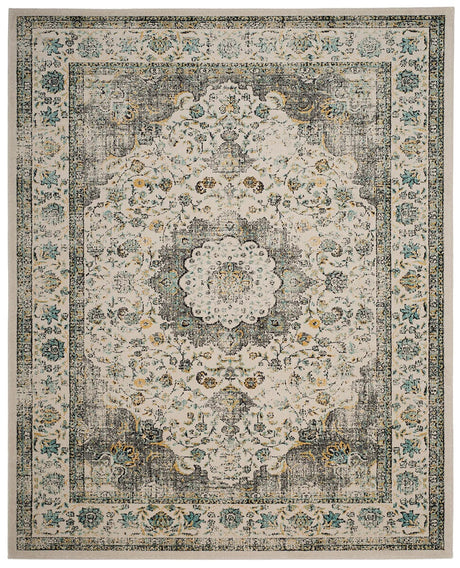 Safavieh Evoke Evk220B Grey / Gold Rugs - Safavieh - evk220b - 5r