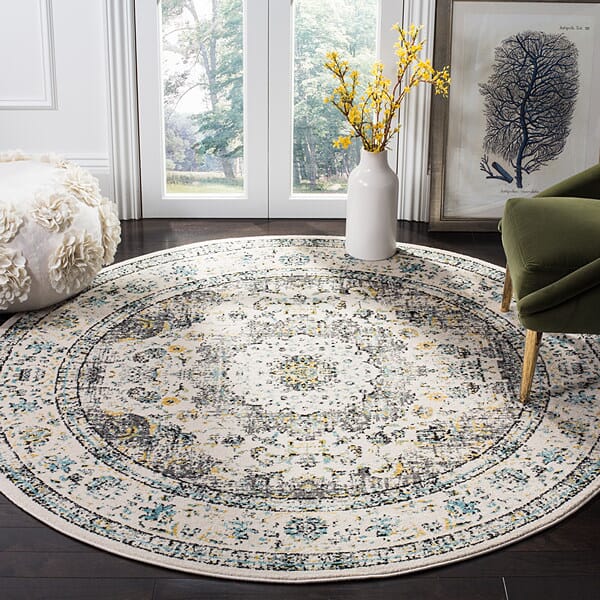 Safavieh Evoke Evk220B Grey / Gold Rugs - Safavieh - evk220b - 5sq