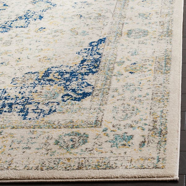 Safavieh Evoke Evk220C Ivory / Blue Rugs - Safavieh - evk220c - 24