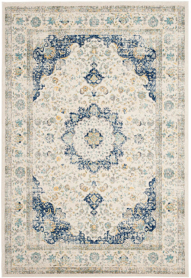 Safavieh Evoke Evk220C Ivory / Blue Rugs - Safavieh - evk220c - 24