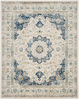 Safavieh Evoke Evk220C Ivory / Blue Rugs - Safavieh - evk220c - 5r