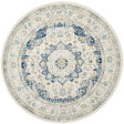 Safavieh Evoke Evk220C Ivory / Blue Rugs - Safavieh - evk220c - 5r