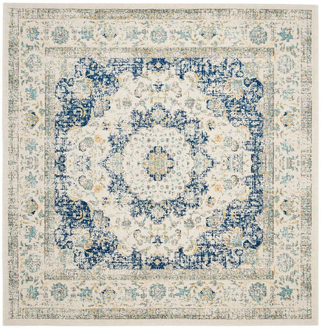 Safavieh Evoke Evk220C Ivory / Blue Rugs - Safavieh - evk220c - 9sq