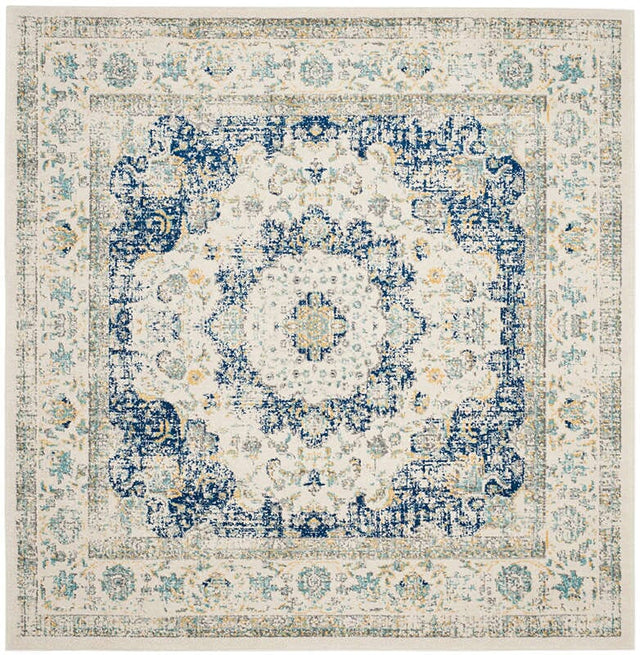 Safavieh Evoke Evk220C Ivory / Blue Rugs - Safavieh - evk220c - 9sq