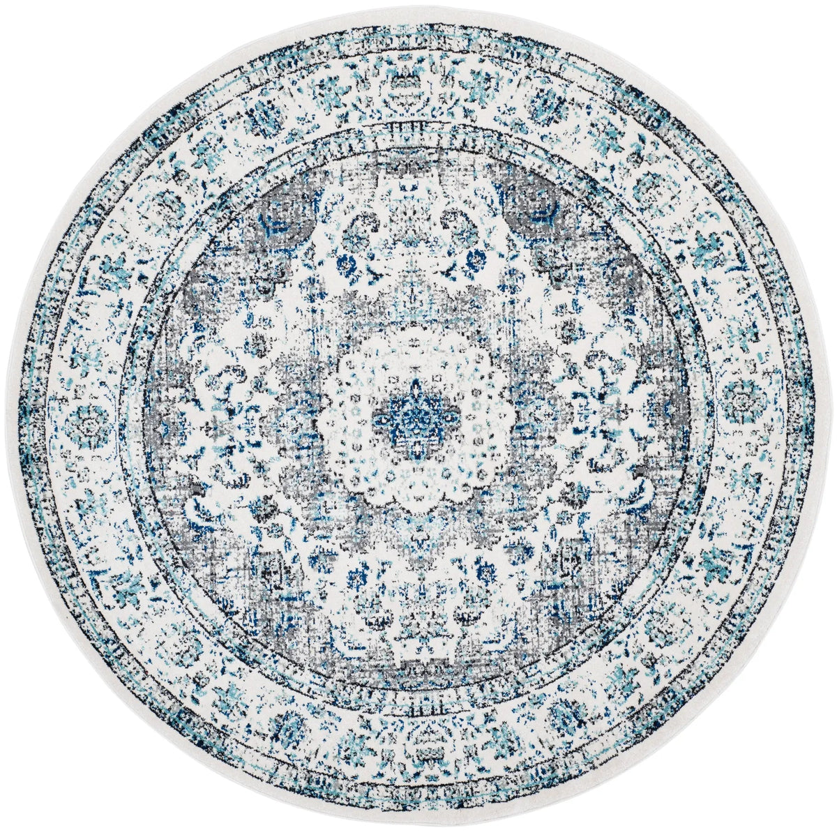 Safavieh Evoke 5'-3" x 5'-3" Rug in Ivory / Grey