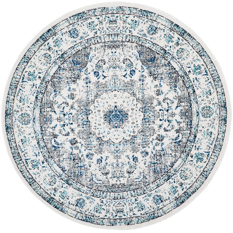 Safavieh Evoke 5'-3" x 5'-3" Rug in Ivory / Grey