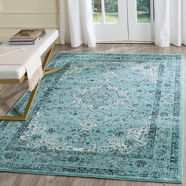 Safavieh Evoke Evk220E Light Blue / Light Blue Rugs - Safavieh - evk220e - 24