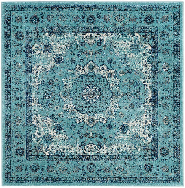 Safavieh Evoke Evk220E Light Blue / Light Blue Rugs - Safavieh - evk220e - 5sq