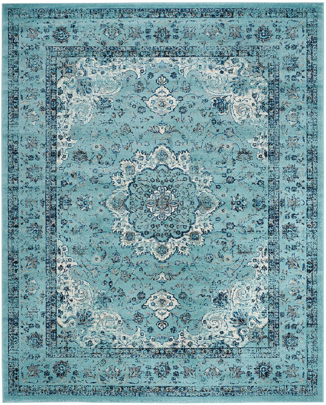 Safavieh Evoke Evk220E Light Blue / Light Blue Rugs - Safavieh - evk220e - 7r