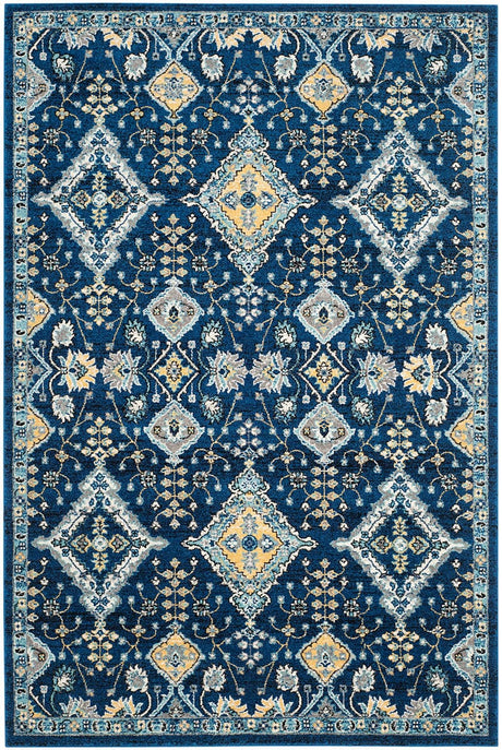 Safavieh Evoke Evk224A Royal / Ivory Rugs - Safavieh - evk224a - 3