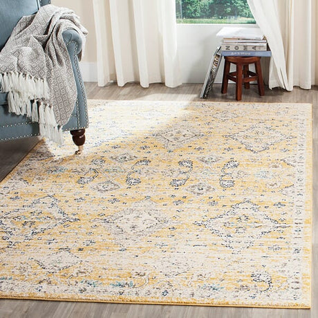 Safavieh Evoke Evk224B Gold / Ivory Rugs - Safavieh - evk224b - 24