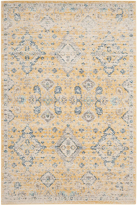 Safavieh Evoke Evk224B Gold / Ivory Rugs - Safavieh - evk224b - 24