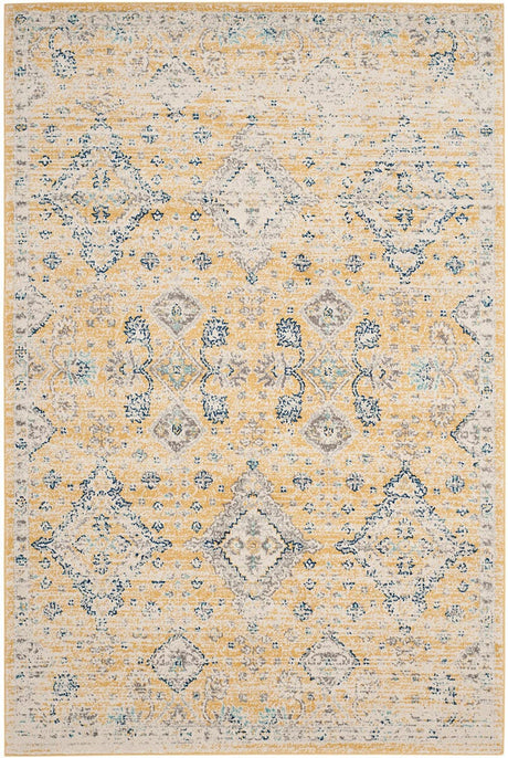 Safavieh Evoke Evk224B Gold / Ivory Rugs - Safavieh - evk224b - 24