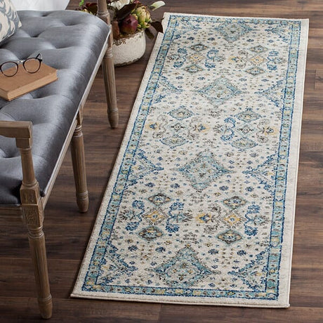 Safavieh Evoke Evk224C Ivory / Light Blue Rugs - Safavieh - evk224c - 24