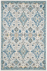 Safavieh Evoke Evk224C Ivory / Light Blue Rugs - Safavieh - evk224c - 24