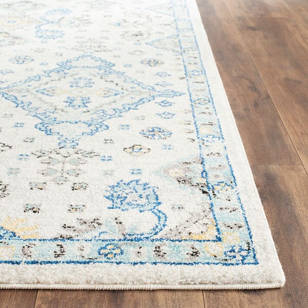 Safavieh Evoke Evk224C Ivory / Light Blue Rugs - Safavieh - evk224c - 24