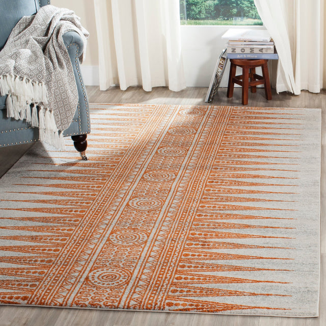 Safavieh Evoke Evk226S Ivory/Orange Rug - Safavieh - evk226s - 24